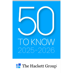 Hackett 2026 50TOKNOW Badge