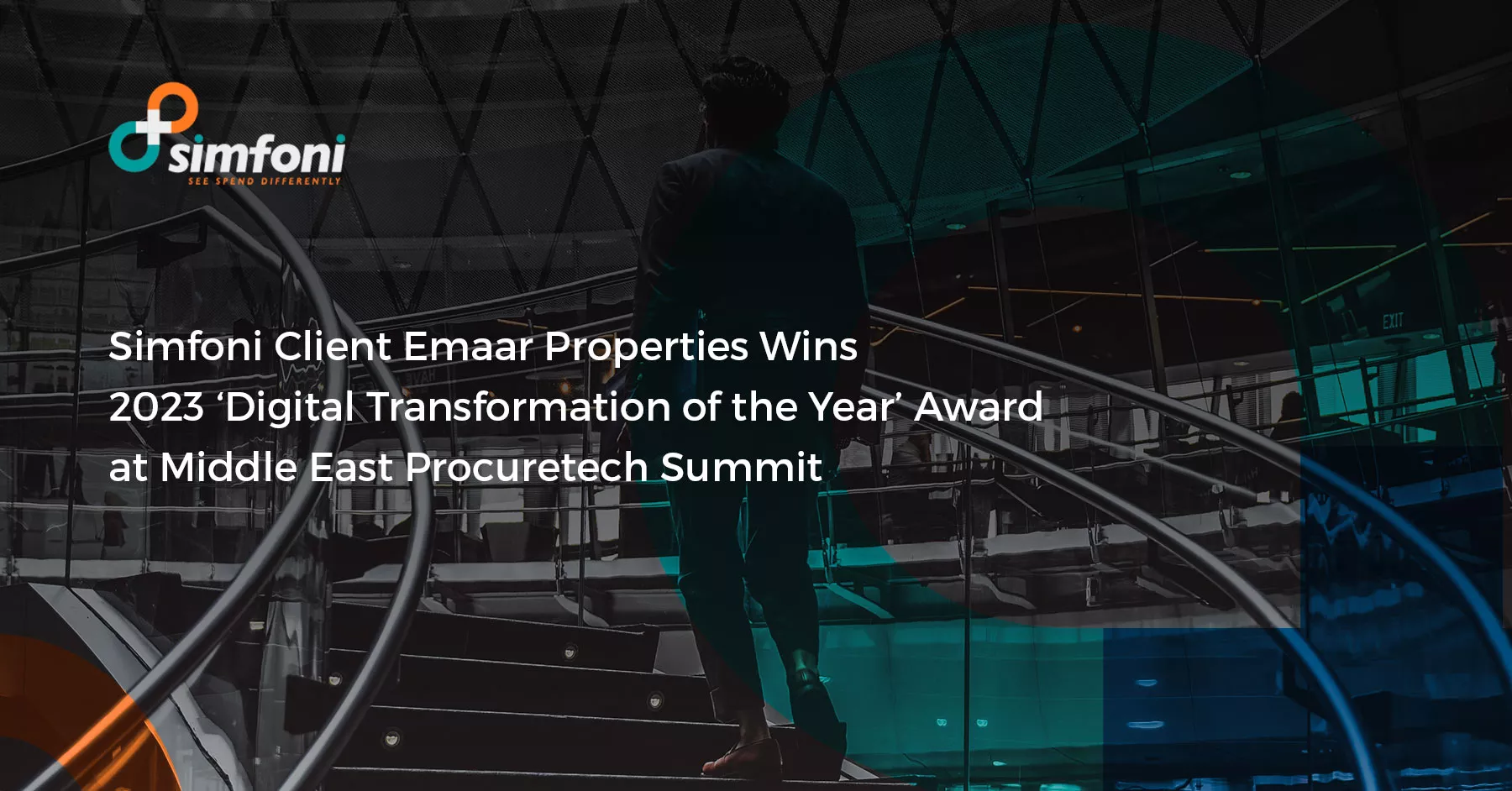 Simfoni Client Emaar Properties Wins 2023 ‘Digital Transformation of the Year’ Award at Middle East Procuretech Summit