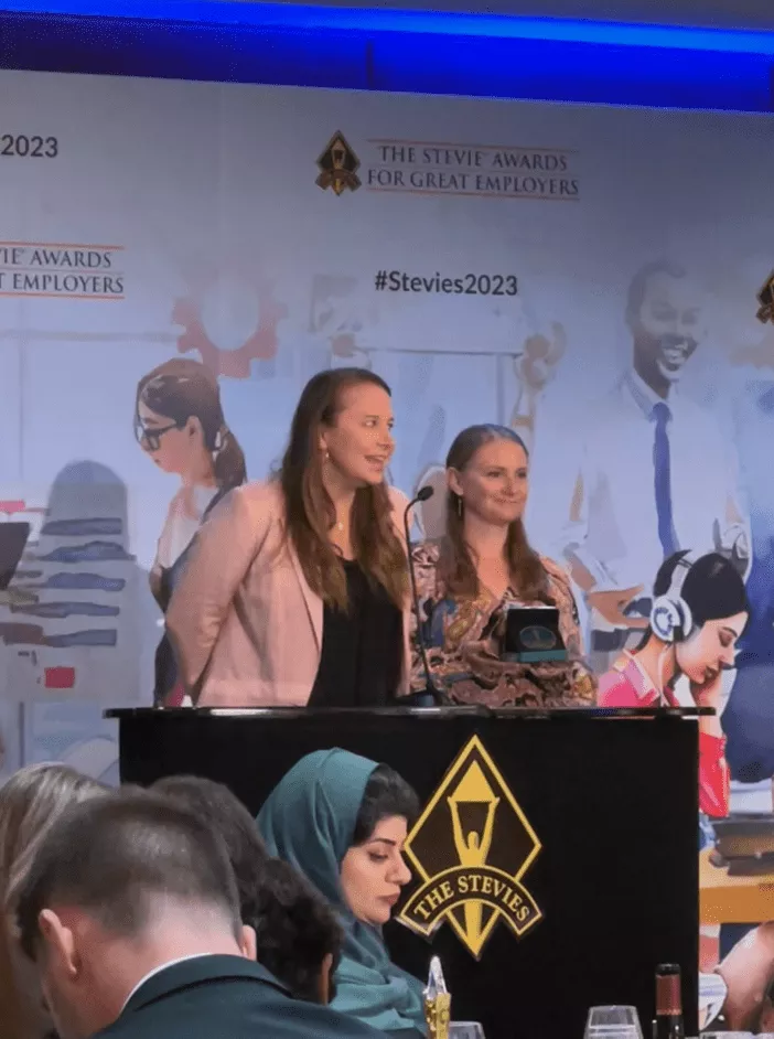 Simfoni's triumph at the 2023 Stevie Awards Gala